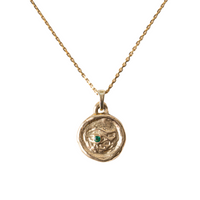 emerald horus necklace