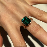 XL Emerald Ring