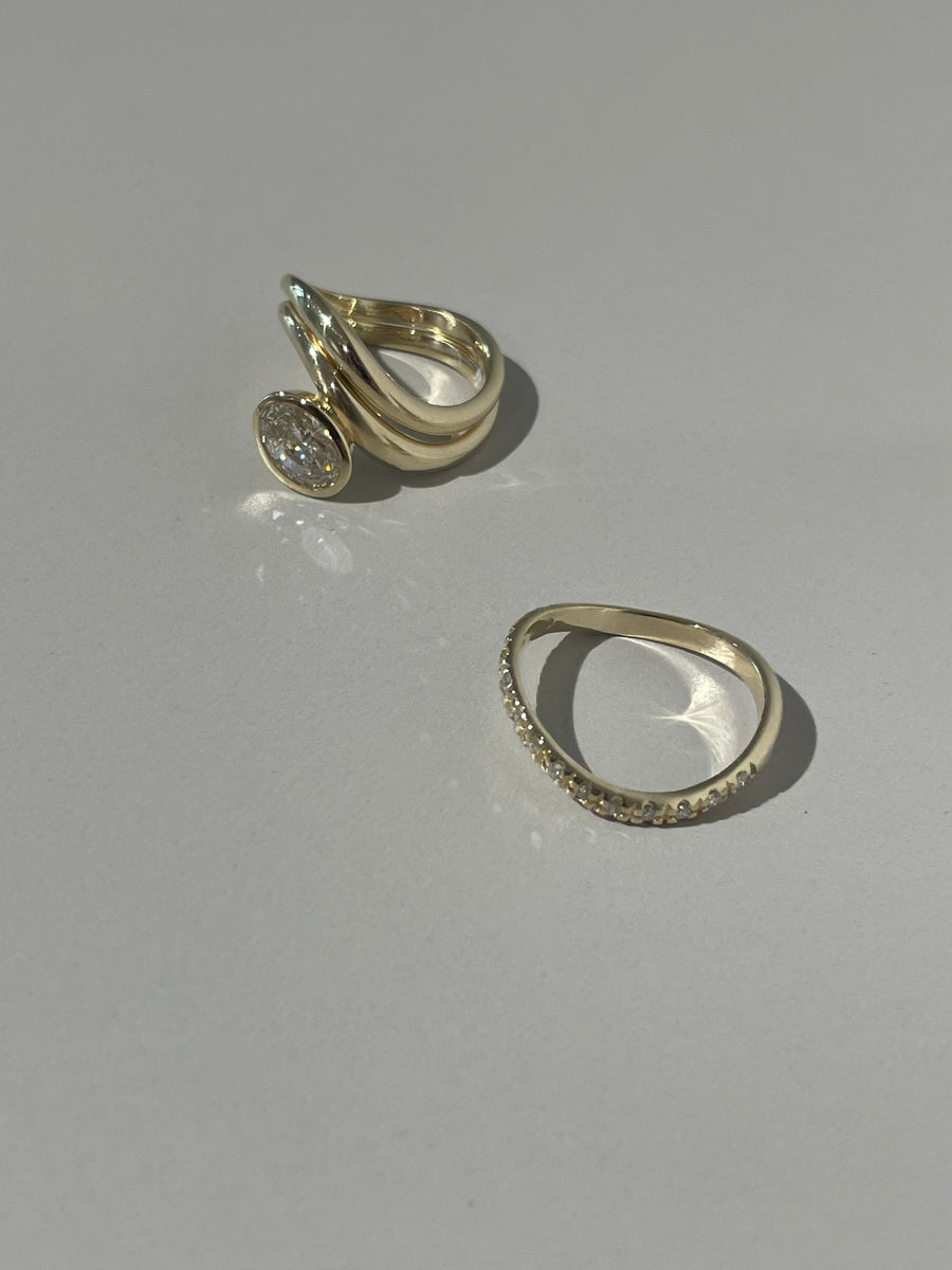 Neris Ring mit Diamant