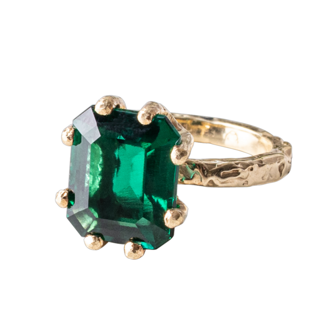 XL Emerald Ring