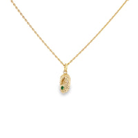 emerald stardust necklace